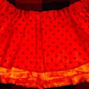 Polka Dot Red Skirt